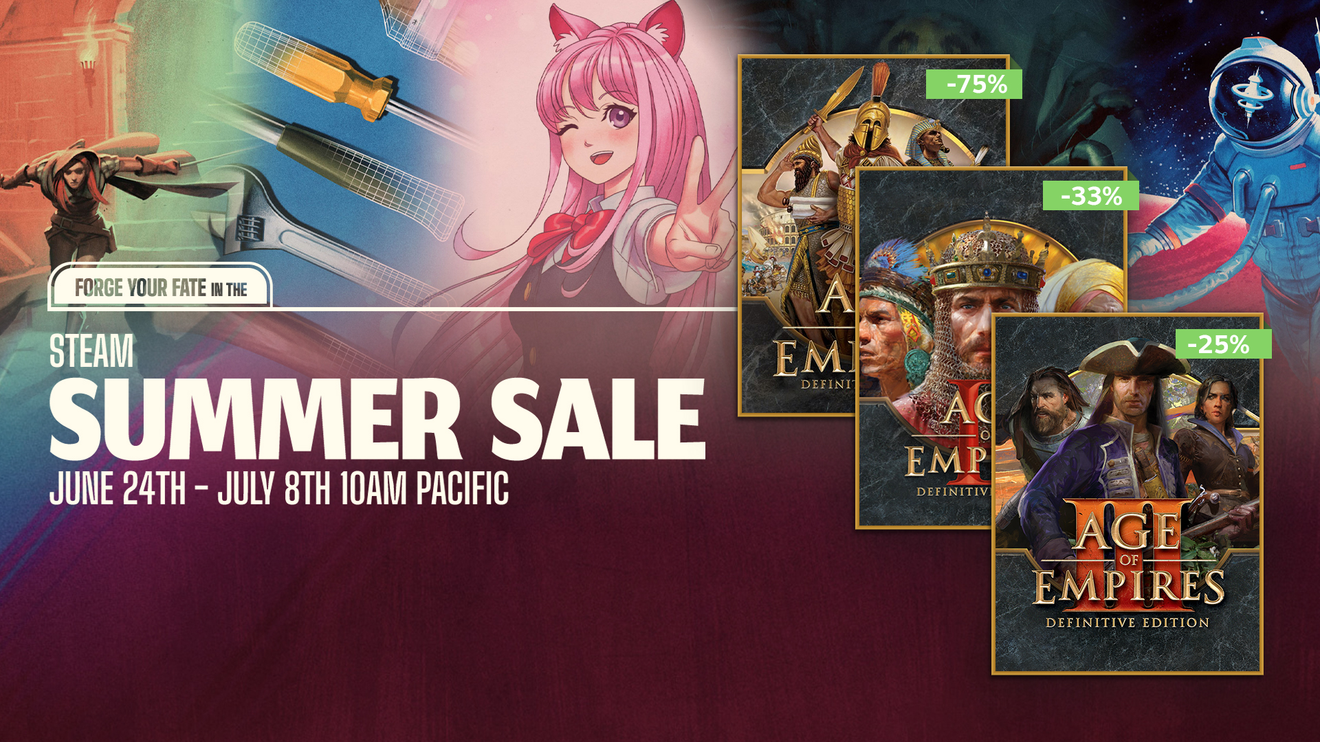 Big savings on all three Definitive Editions during the Steam Summer